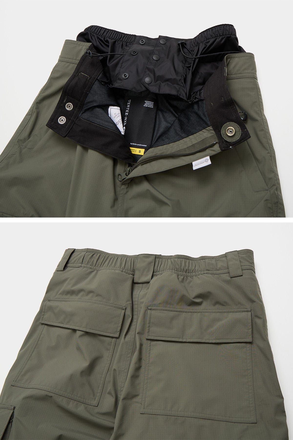 VERT GTX MULTI CARGO PANTS DARK OLIVE (Semi wide fit)