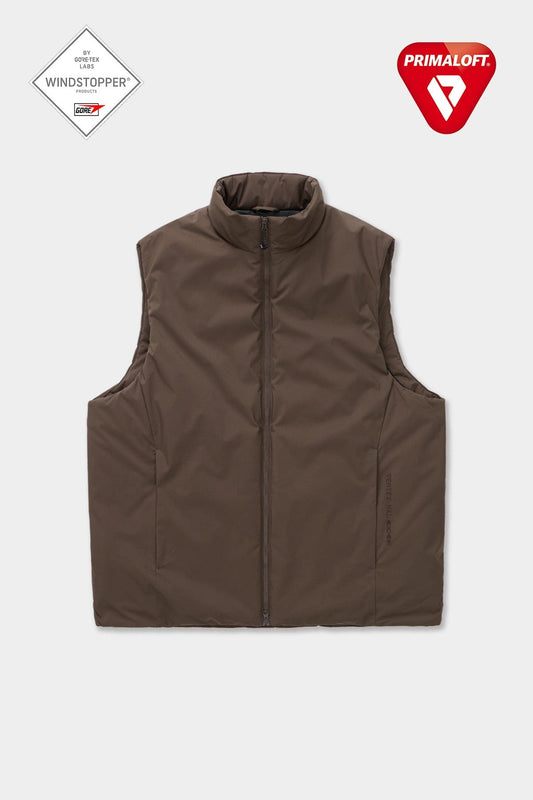 VERT GTX PRIMALOFT VEST DARK BROWN