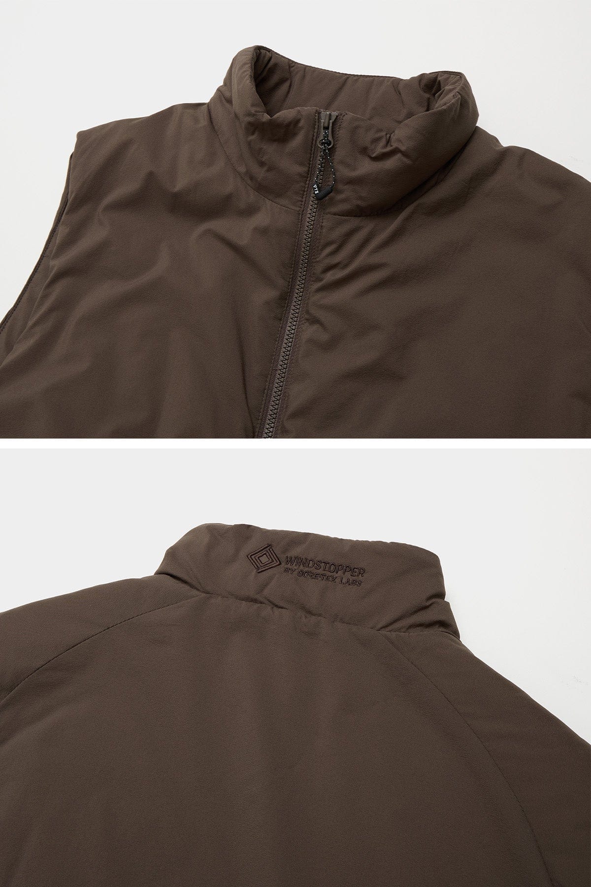 VERT GTX PRIMALOFT VEST DARK BROWN