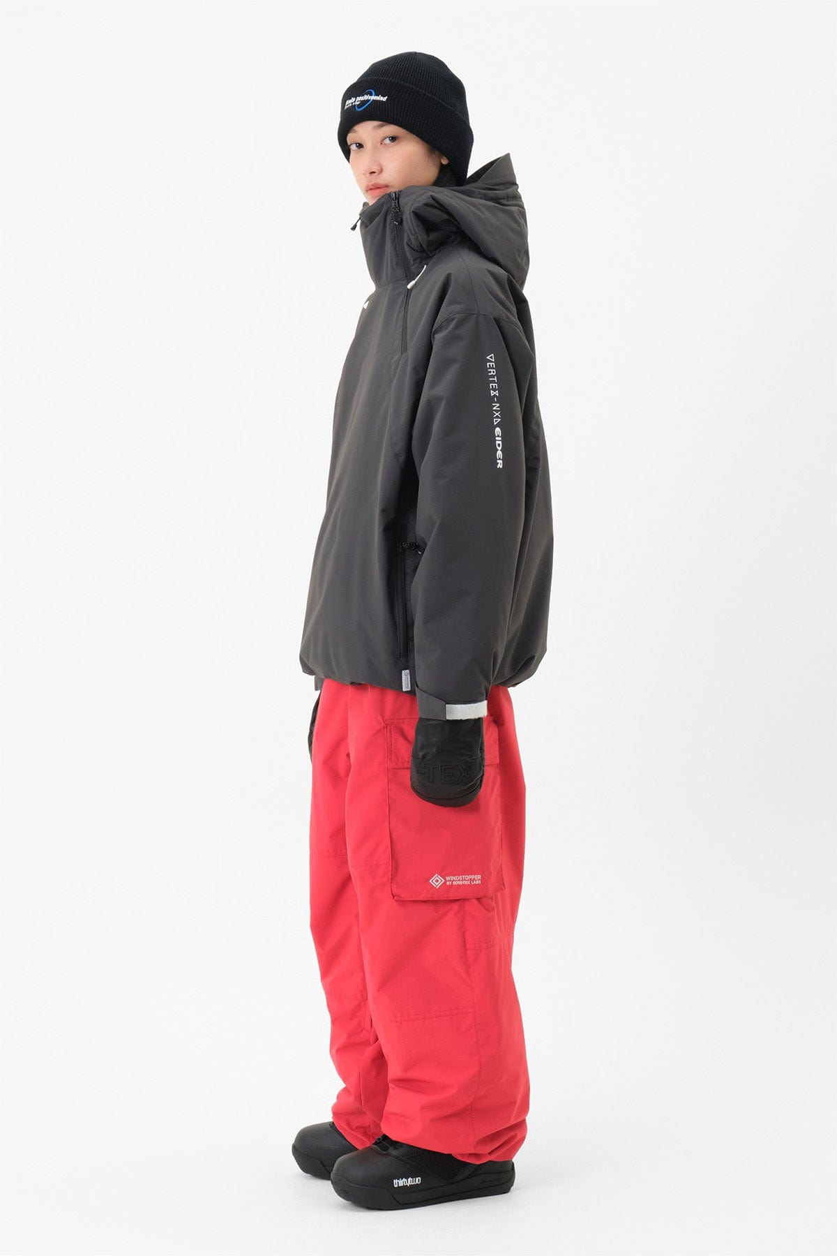 VERT GTX PUFF PANTS RED (Wide fit)