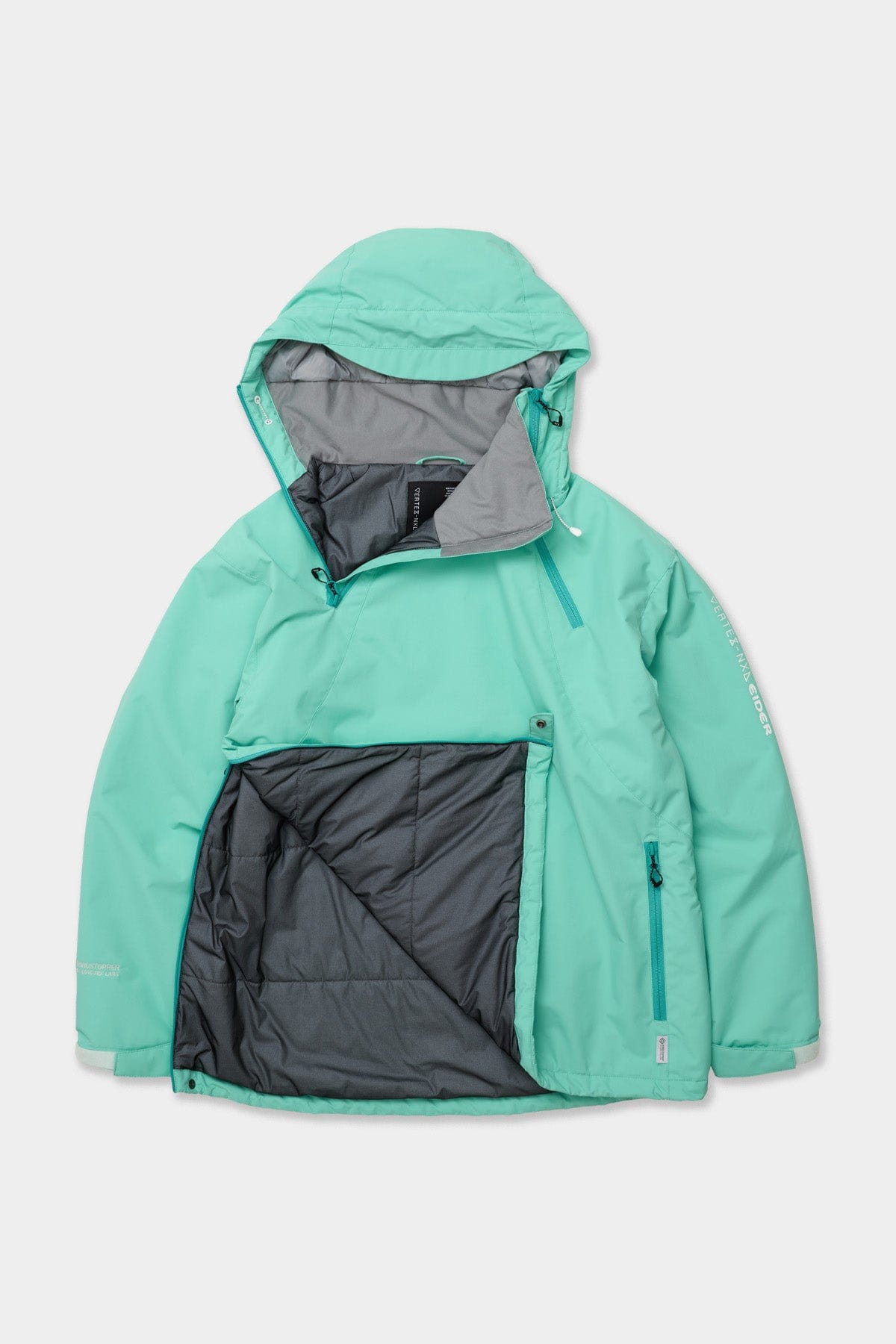 VERT GTX PUFF PULLOVER JACKET LIGHT MINT