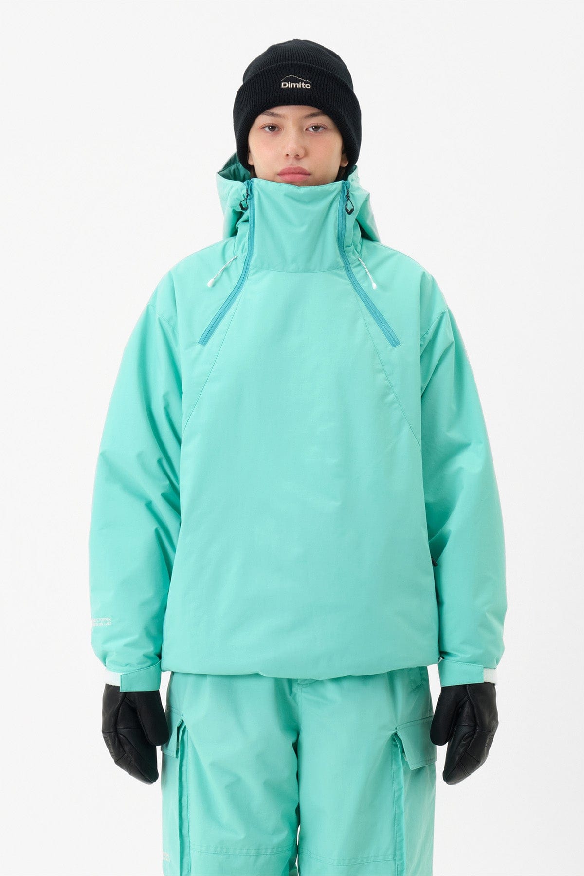 VERT GTX PUFF PULLOVER JACKET LIGHT MINT