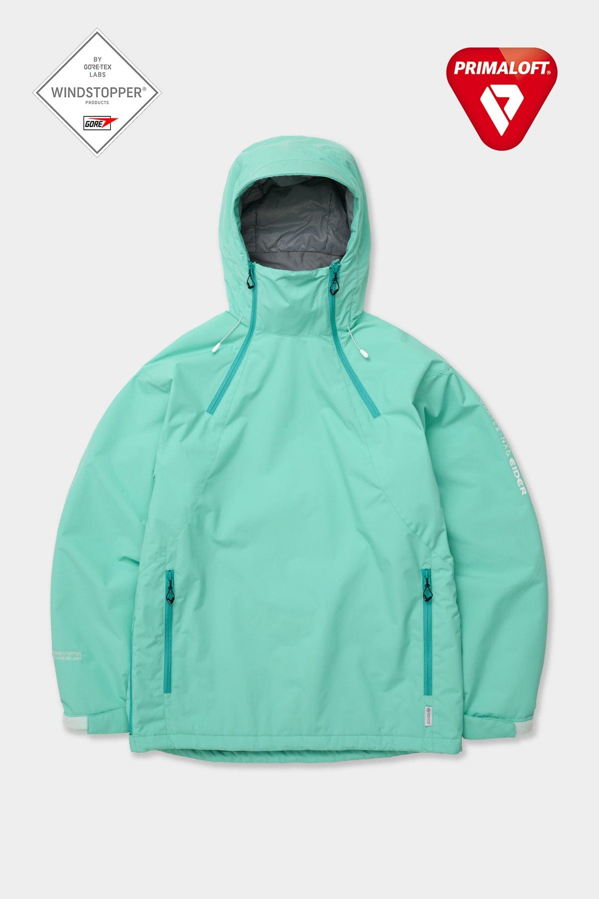 VERT GTX PUFF PULLOVER JACKET LIGHT MINT