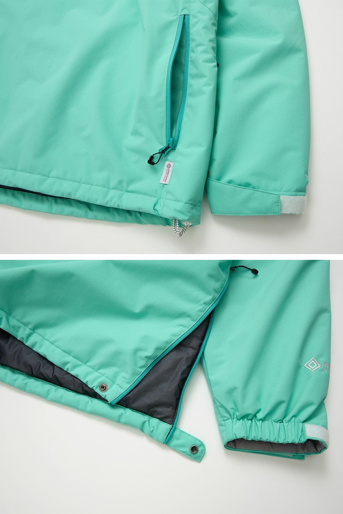 VERT GTX PUFF PULLOVER JACKET LIGHT MINT