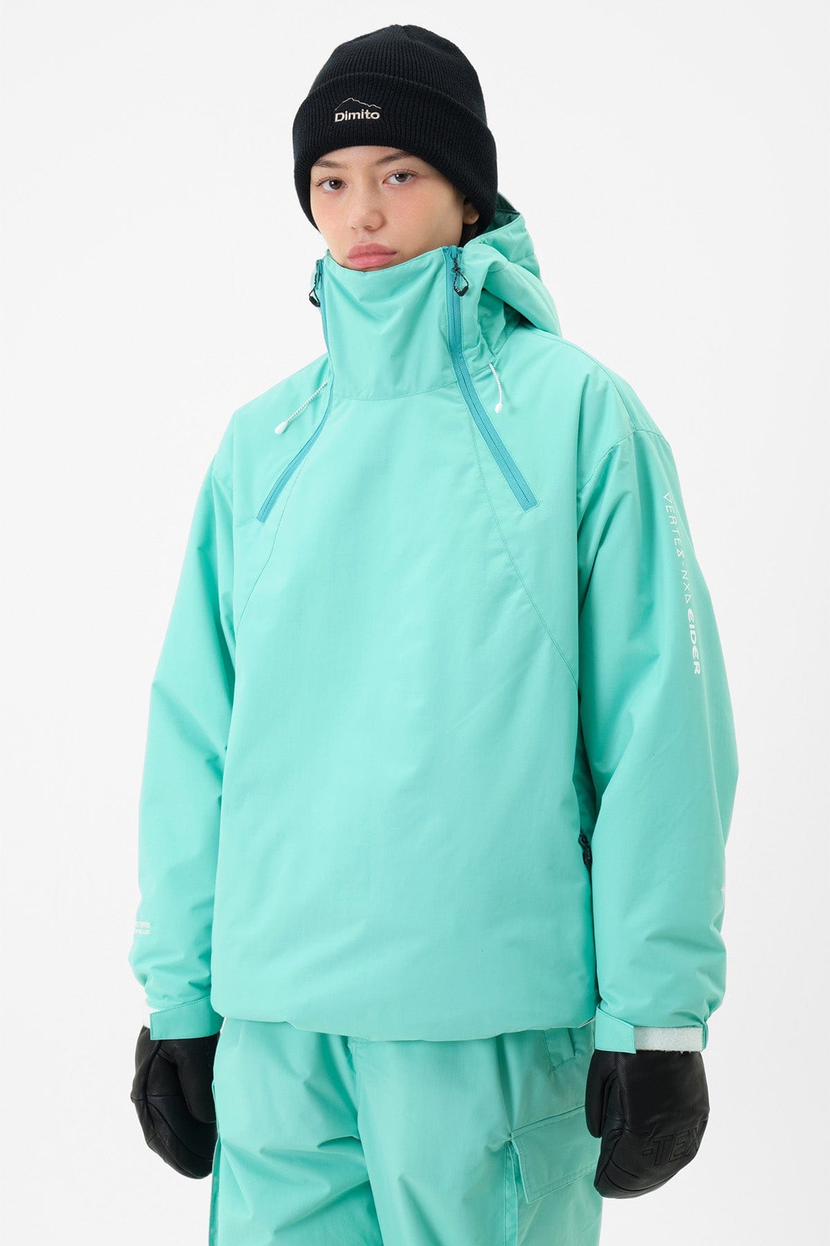 VERT GTX PUFF PULLOVER JACKET LIGHT MINT