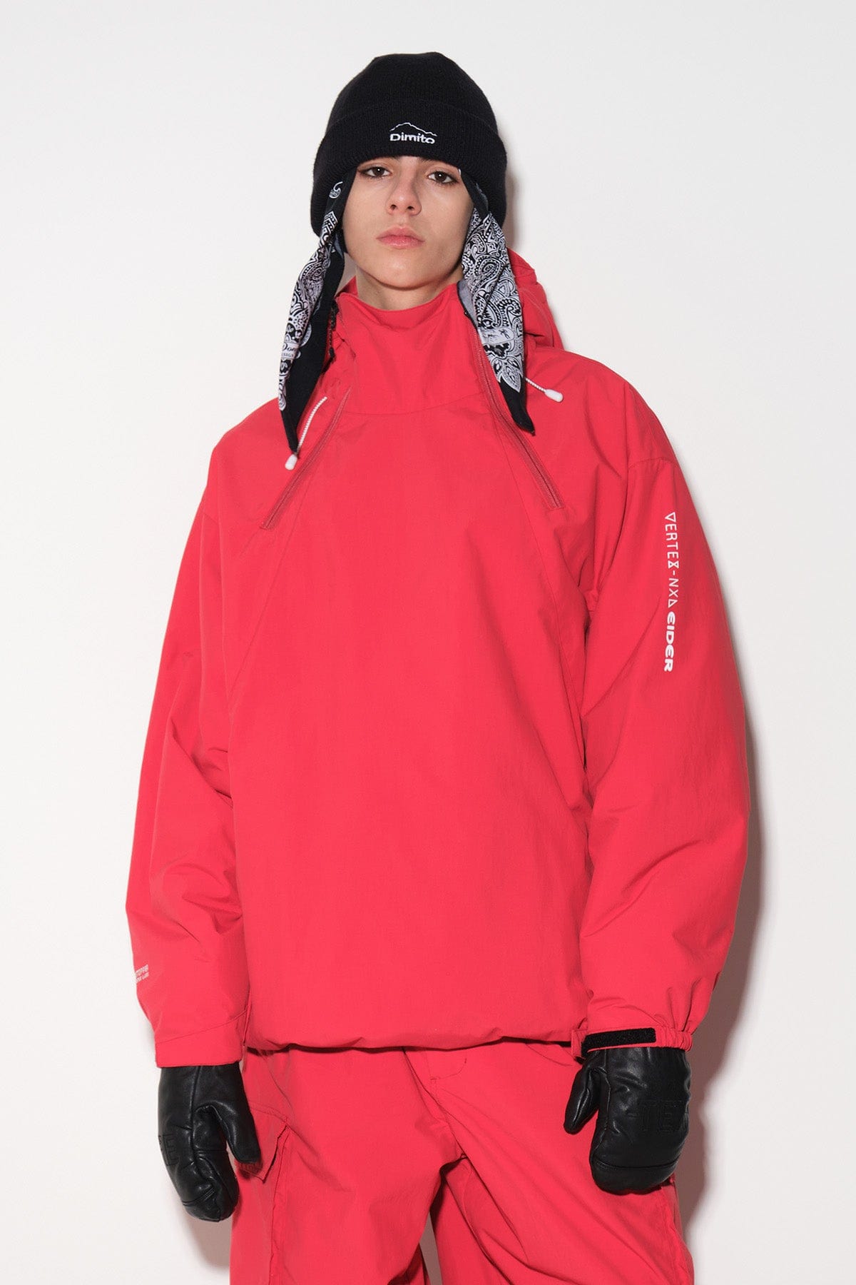 VERT GTX PUFF PULLOVER JACKET RED