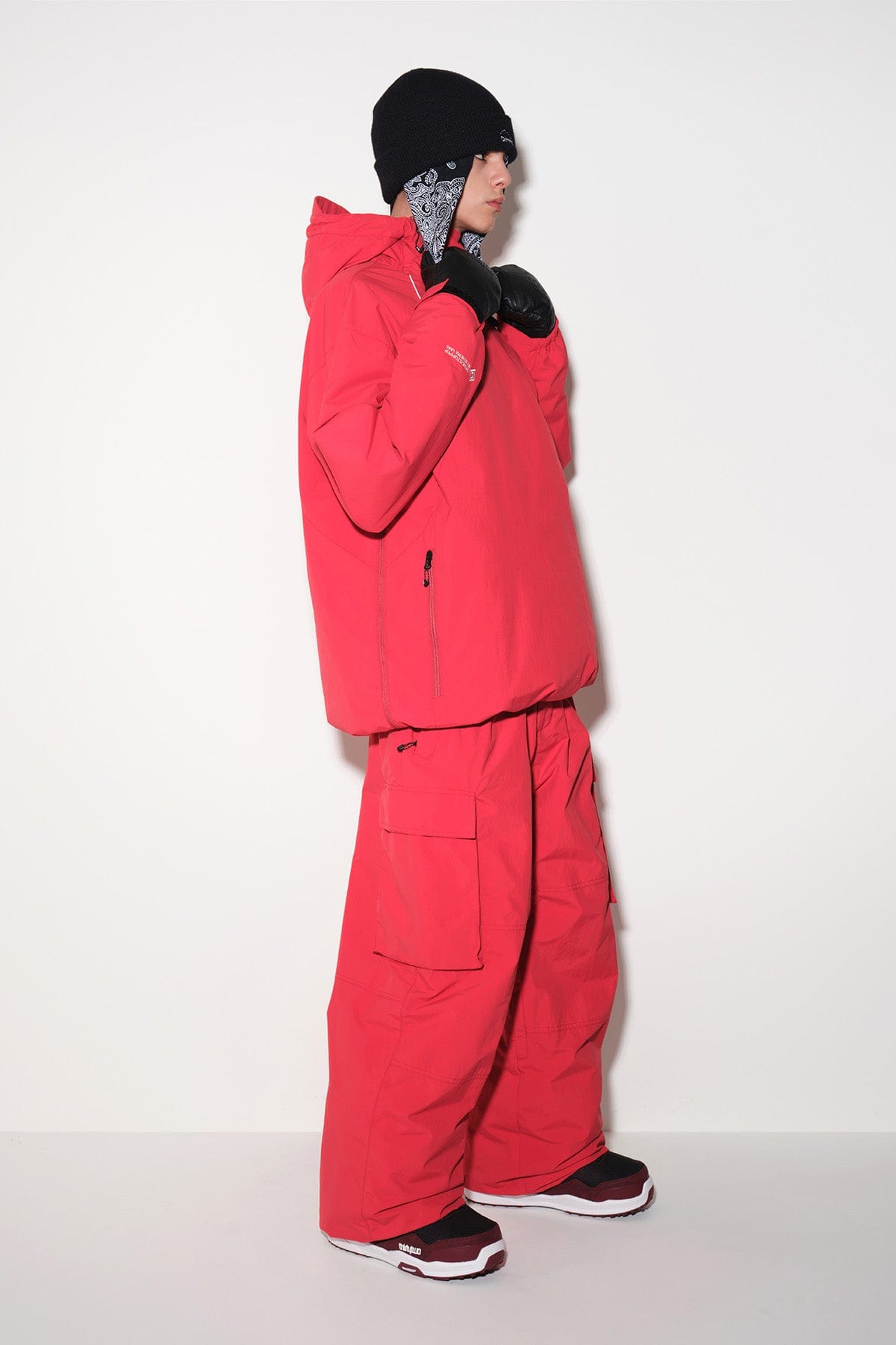 VERT GTX PUFF PULLOVER JACKET RED