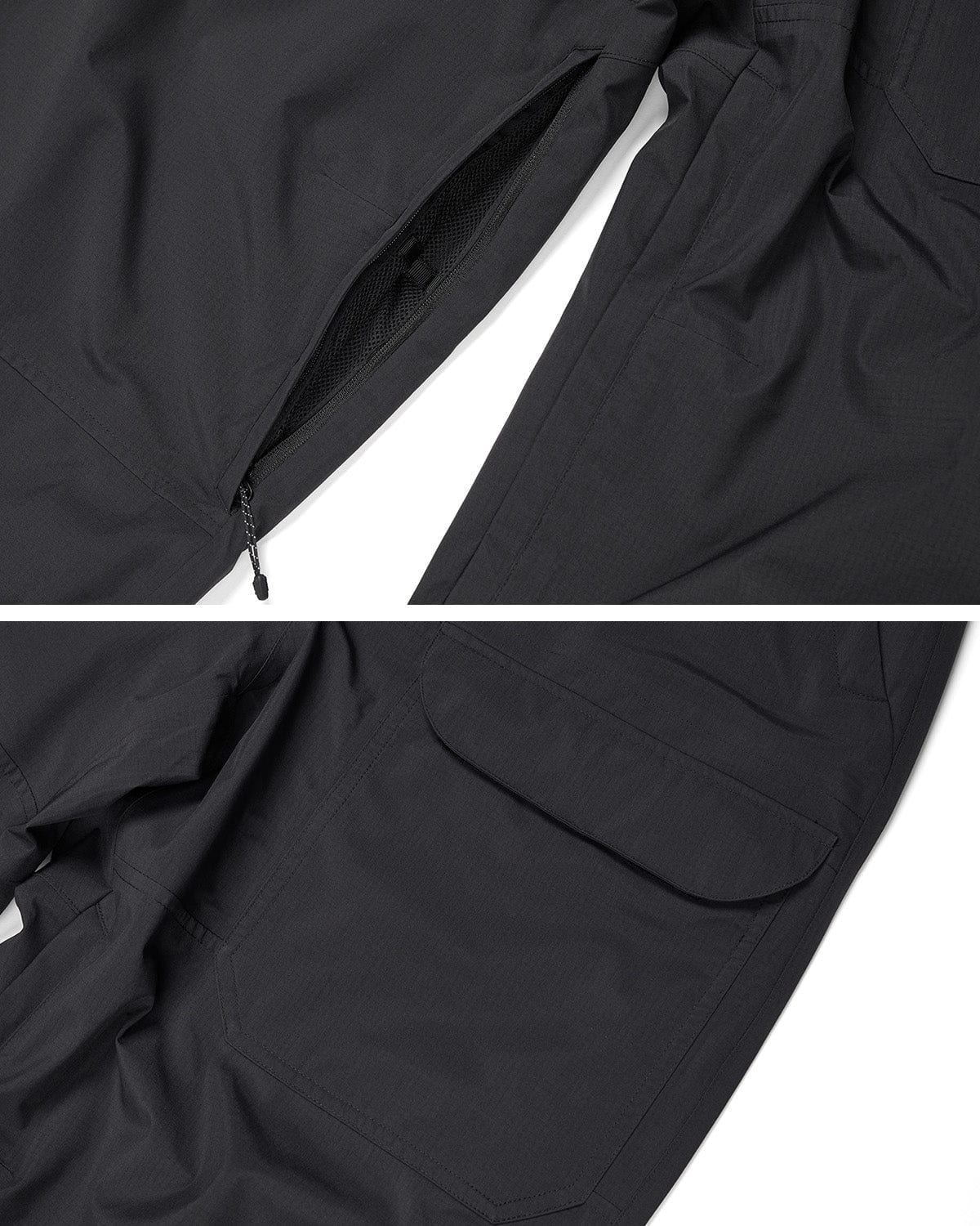 VERT GTX (VTX X EIDER) BANDED BOTTOM 2L PANTS BLACK (Wide Jogger Fit)