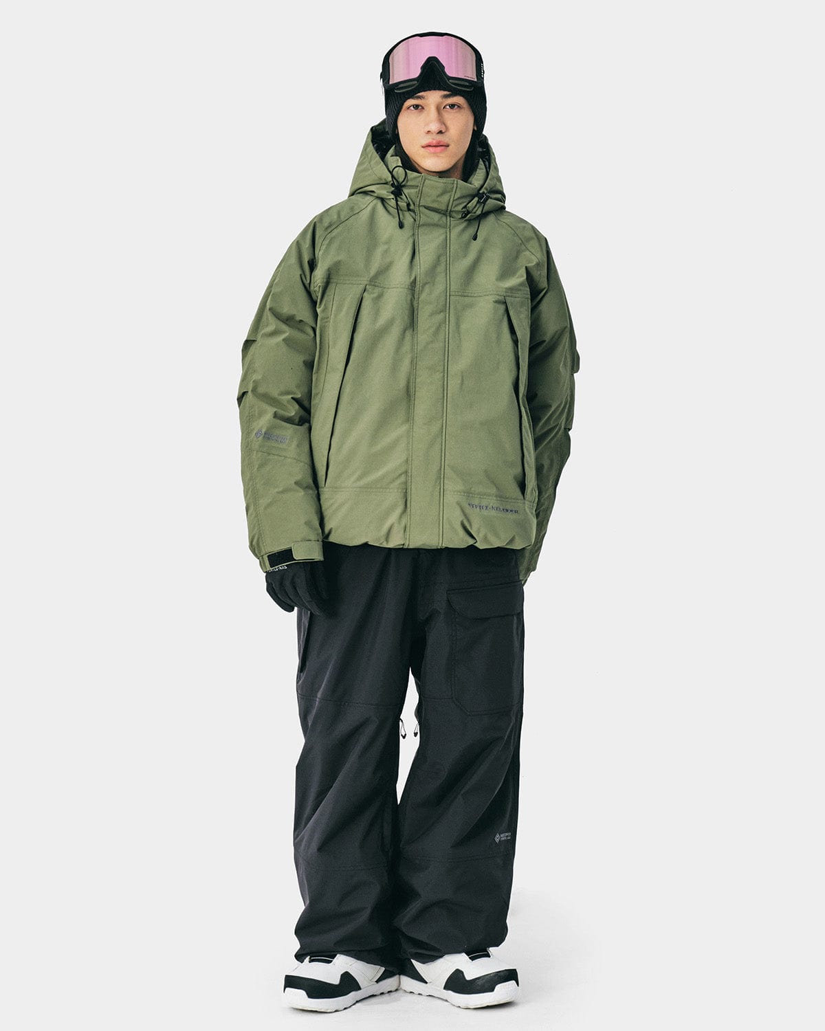 VERT GTX (VTX X EIDER) BANDED BOTTOM 2L PANTS BLACK (Wide Jogger Fit)