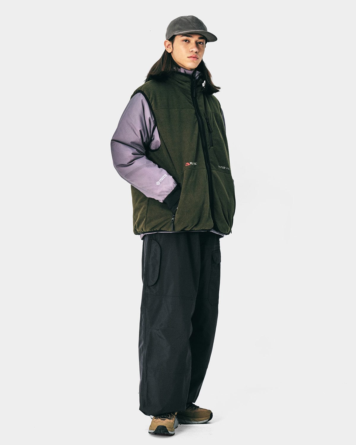 VERT GTX (VTX X EIDER) BANDED BOTTOM 2L PANTS BLACK (Wide Jogger Fit)