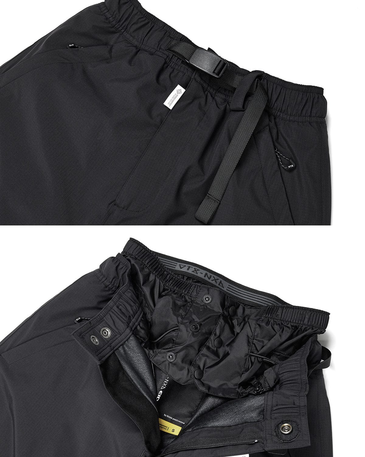 VERT GTX (VTX X EIDER) BANDED BOTTOM 2L PANTS BLACK (Wide Jogger Fit)