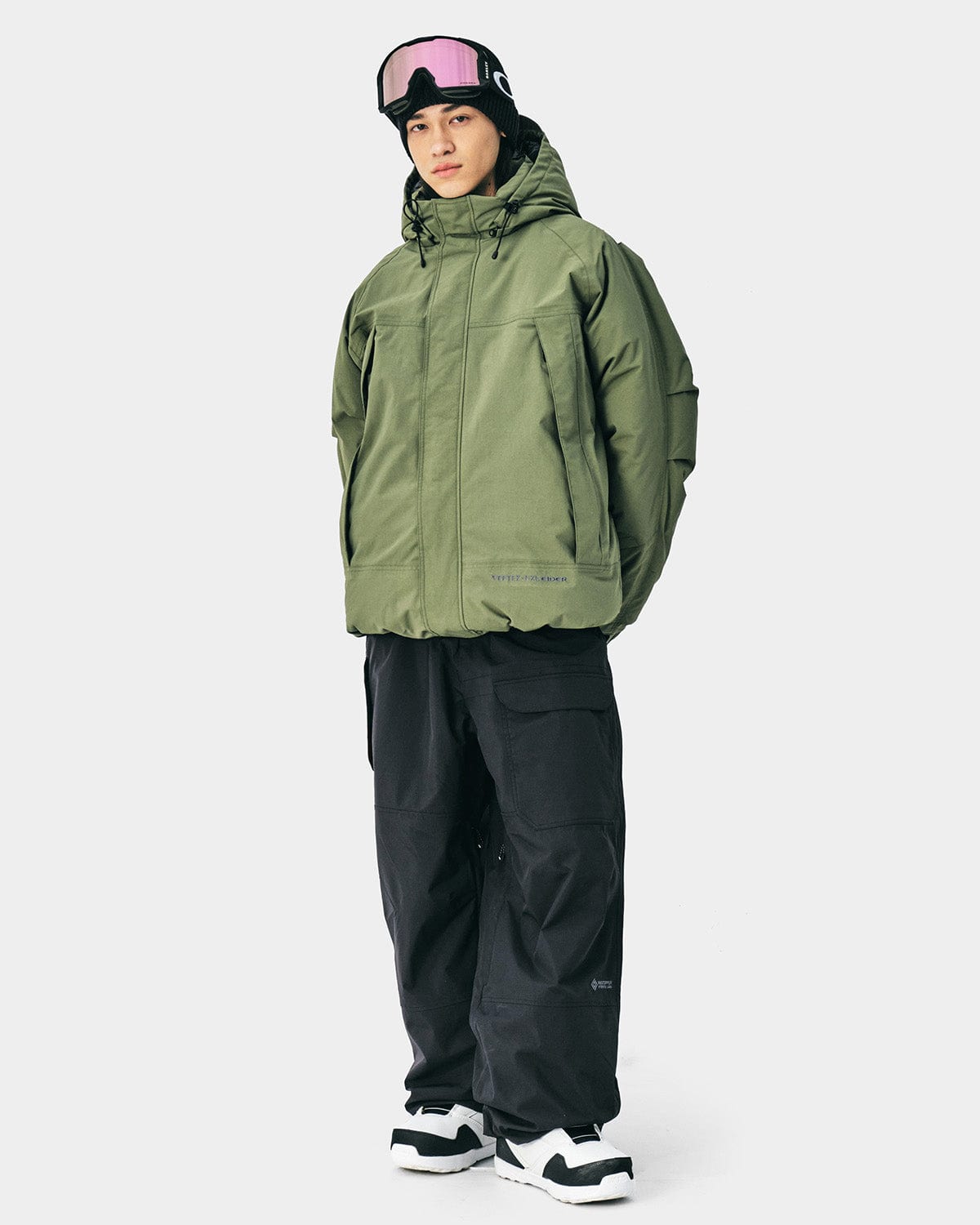 VERT GTX (VTX X EIDER) BANDED BOTTOM 2L PANTS BLACK (Wide Jogger Fit)