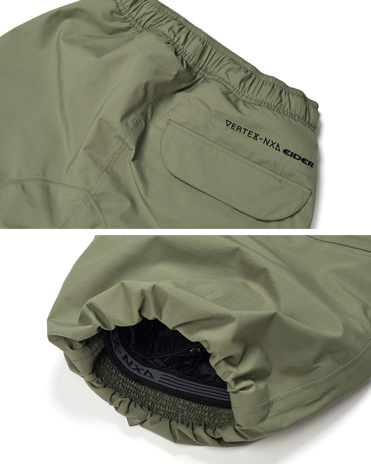 VERT GTX (VTX X EIDER) BANDED BOTTOM 2L PANTS DARK OLIVE (Wide Jogger Fit)