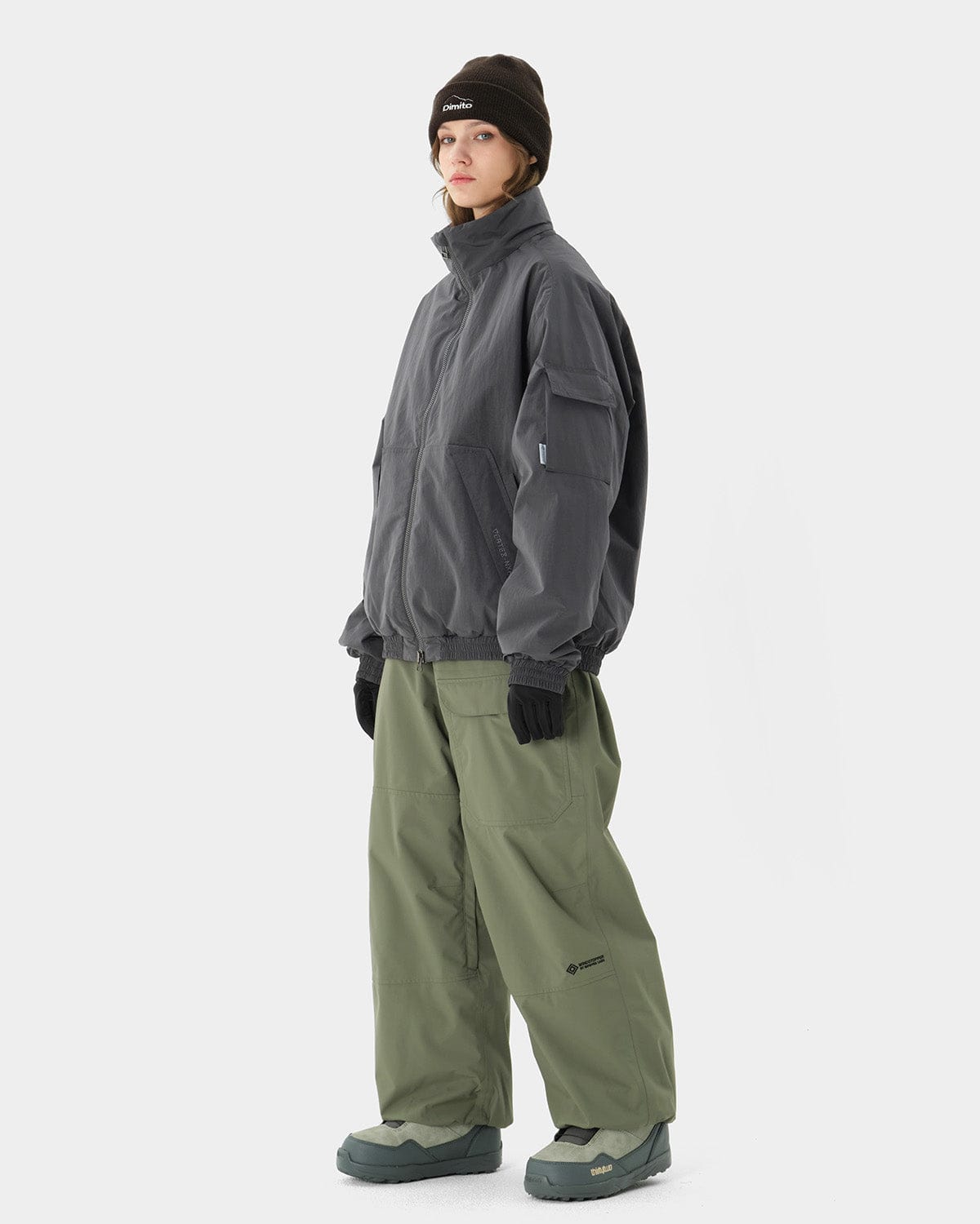 VERT GTX (VTX X EIDER) BANDED BOTTOM 2L PANTS DARK OLIVE (Wide Jogger Fit)