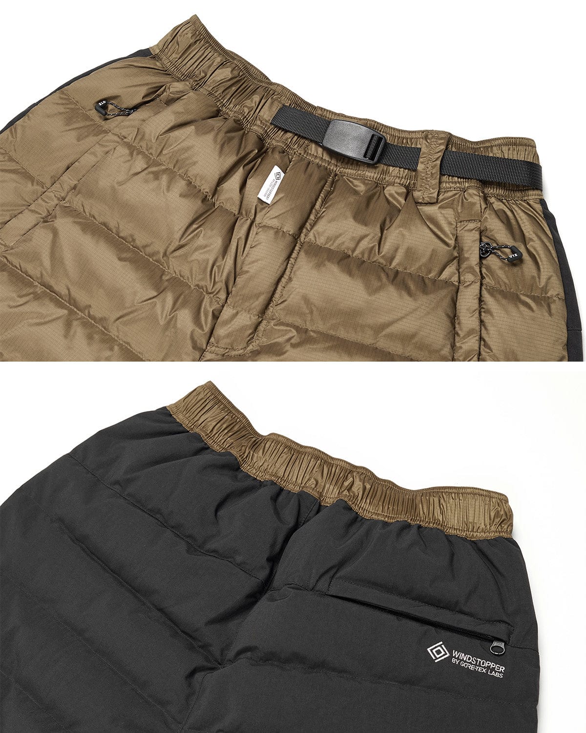 VERT GTX (VTX X EIDER) DOWN PADDED PANTS GOLD BROWN (Standard Fit)