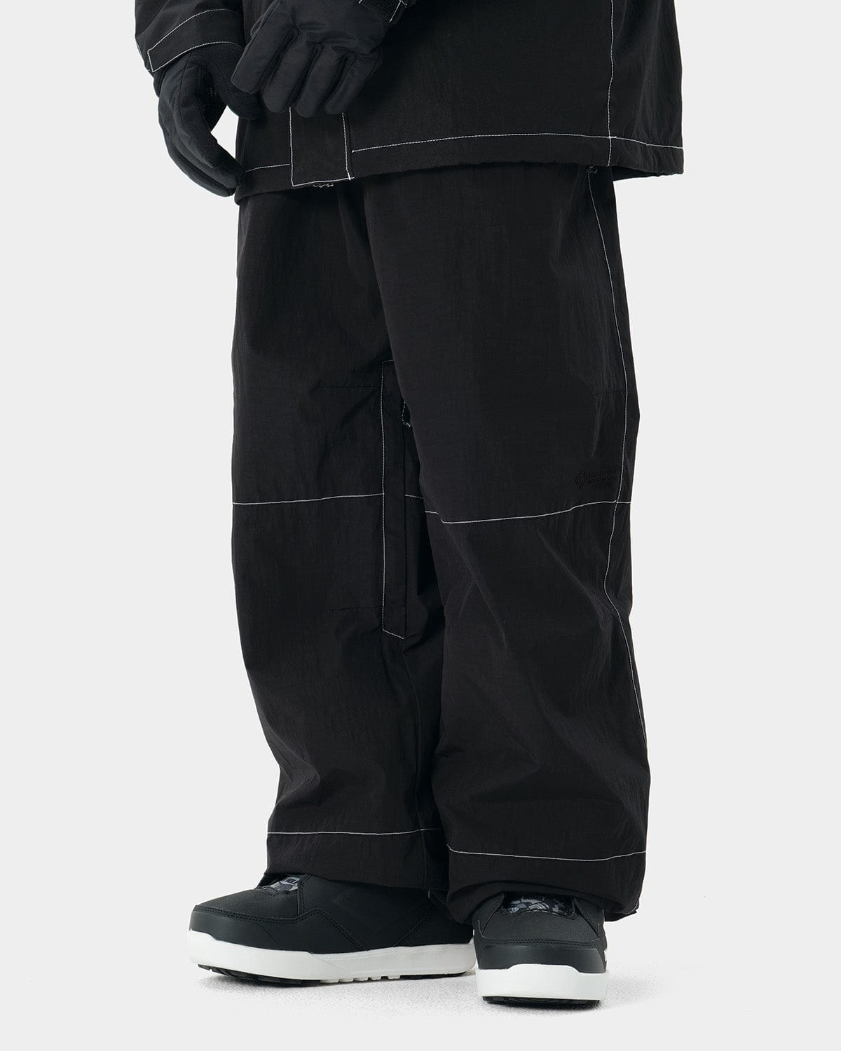 VERT GTX (VTX X EIDER) LINE STITCHED PANTS BLACK (Semi wide fit)