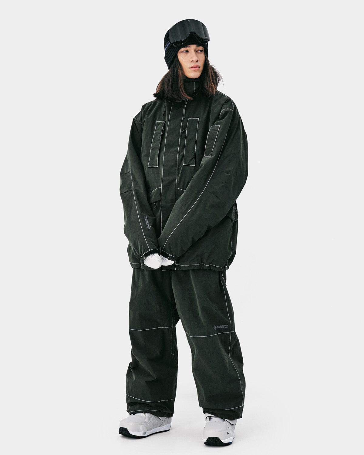 VERT GTX (VTX X EIDER) LINE STITCHED PANTS DEEP FOREST (Semi wide fit)