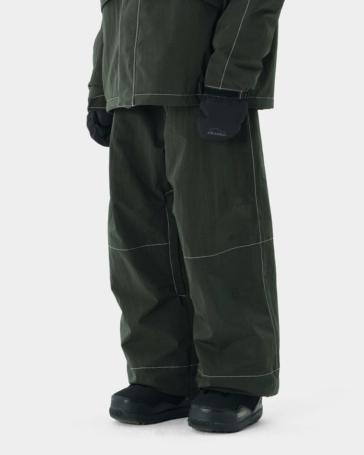 VERT GTX (VTX X EIDER) LINE STITCHED PANTS DEEP FOREST (Semi wide fit)