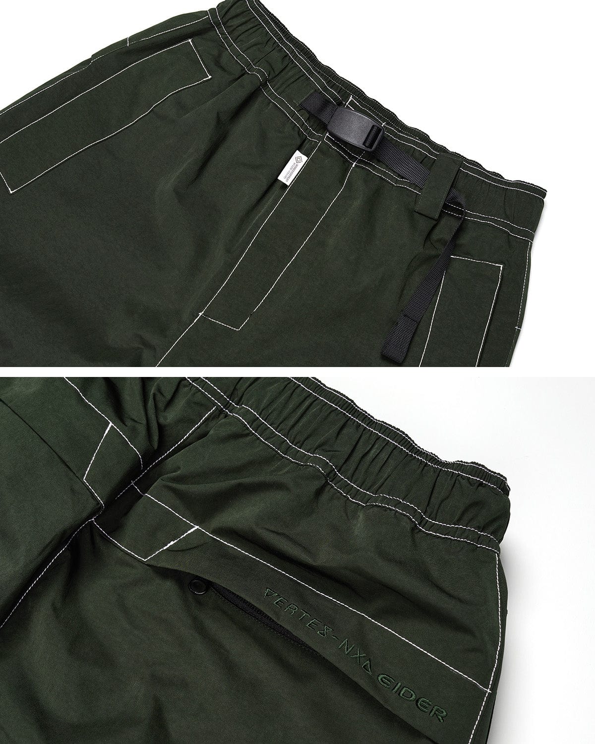 VERT GTX (VTX X EIDER) LINE STITCHED PANTS DEEP FOREST (Semi wide fit)