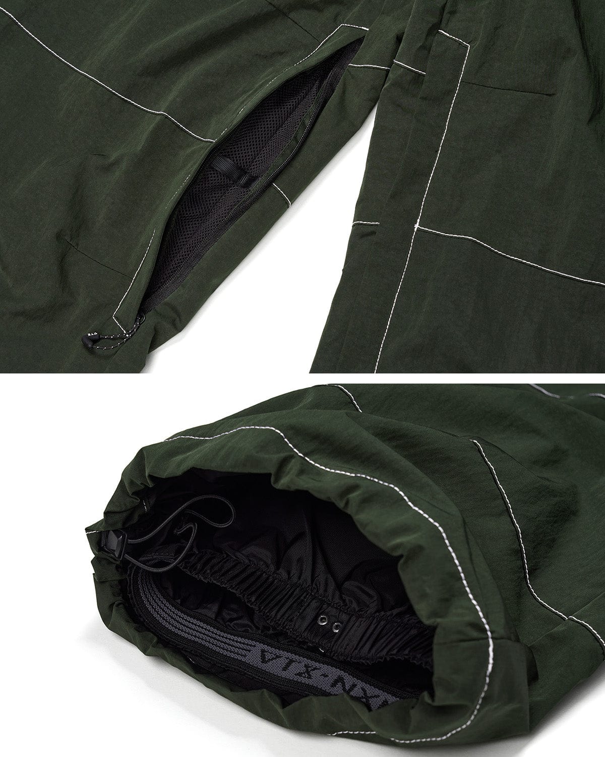 VERT GTX (VTX X EIDER) LINE STITCHED PANTS DEEP FOREST (Semi wide fit)