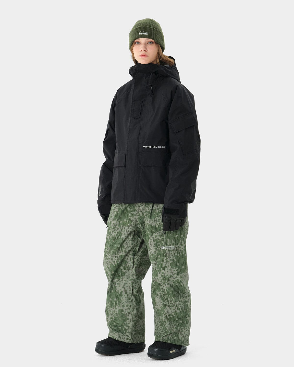 VERT GTX (VTX X EIDER) WIDE 2L PANTS RAIN CAMO (Wide Fit)