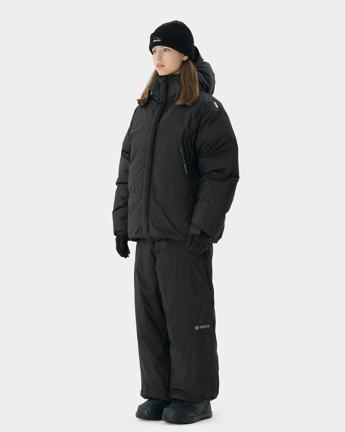 VERT GTX (VTX X EIDER) WIDE PADDED PANTS BLACK (Wide Fit)