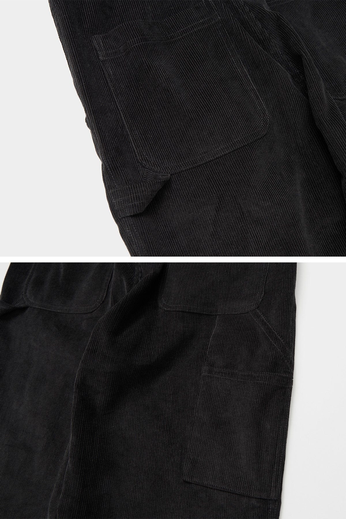 VERT GTX WORK CORDUROY PANTS BLACK (Relaxed fit)