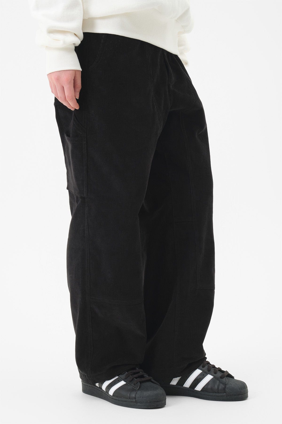 VERT GTX WORK CORDUROY PANTS BLACK (Relaxed fit)