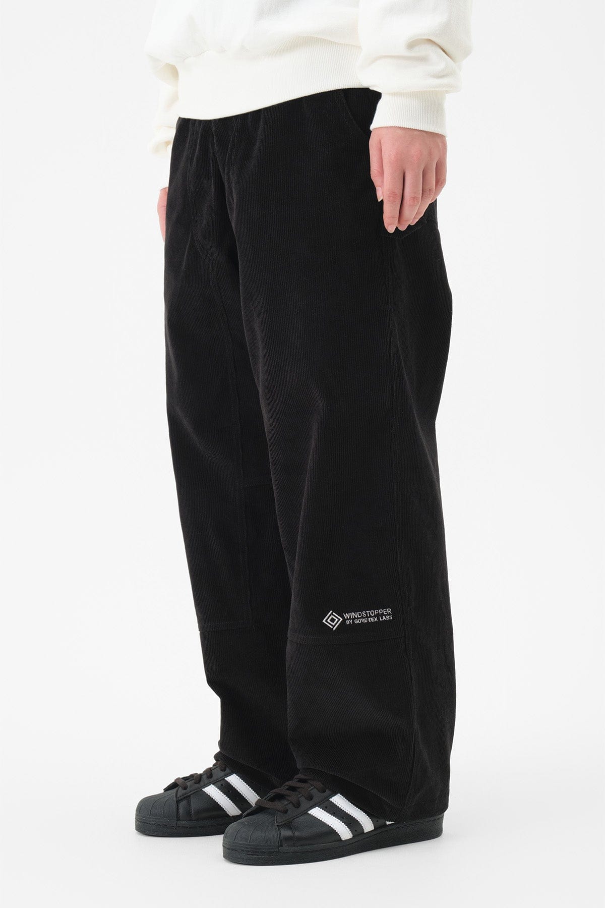 VERT GTX WORK CORDUROY PANTS BLACK (Relaxed fit)