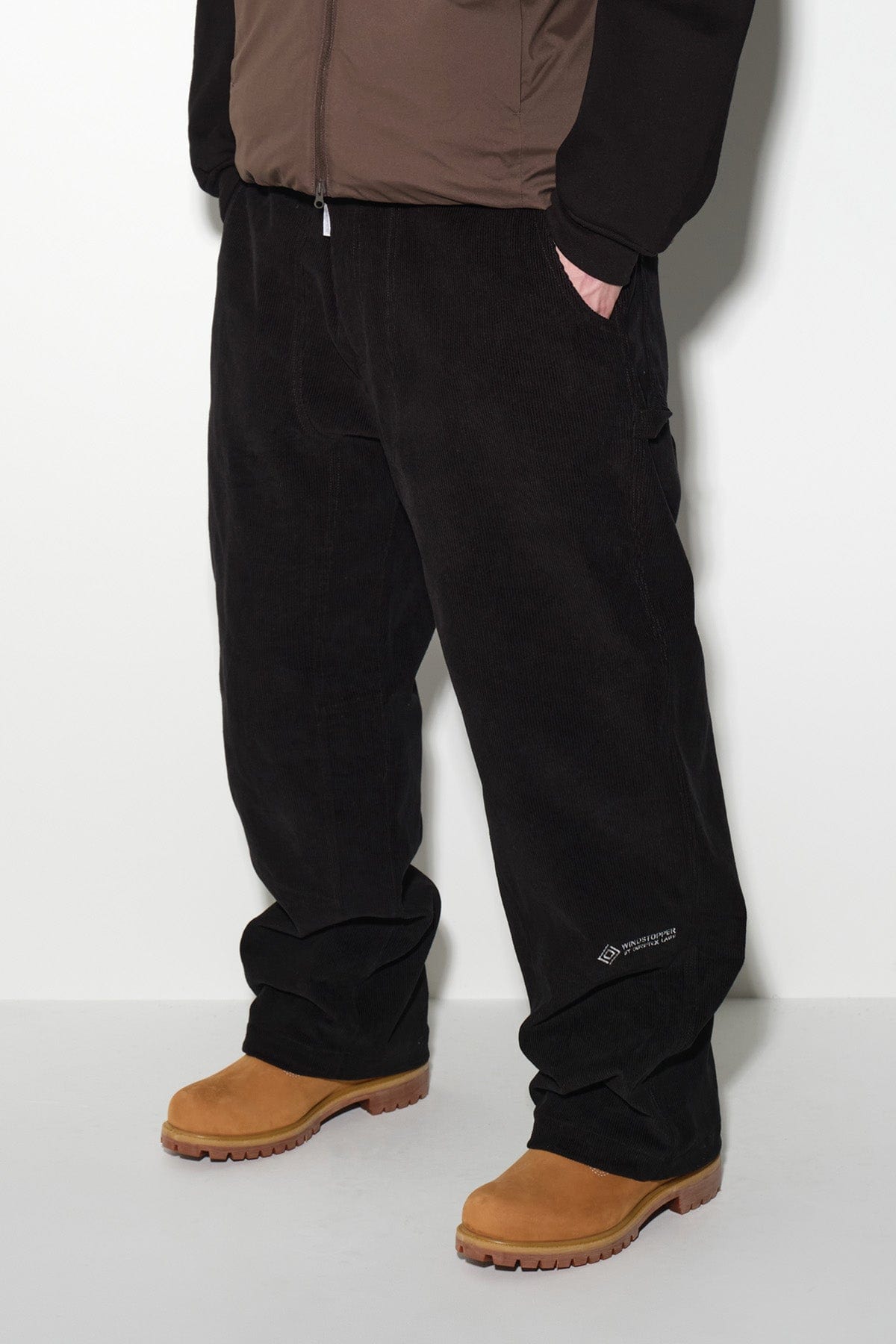 VERT GTX WORK CORDUROY PANTS BLACK (Relaxed fit)