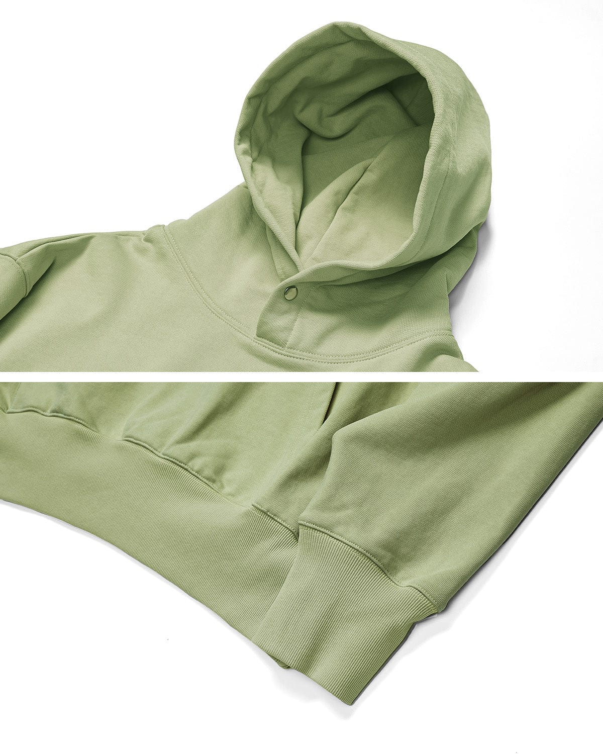 VERT HAE EMBROIDERY HOODIE OLIVE