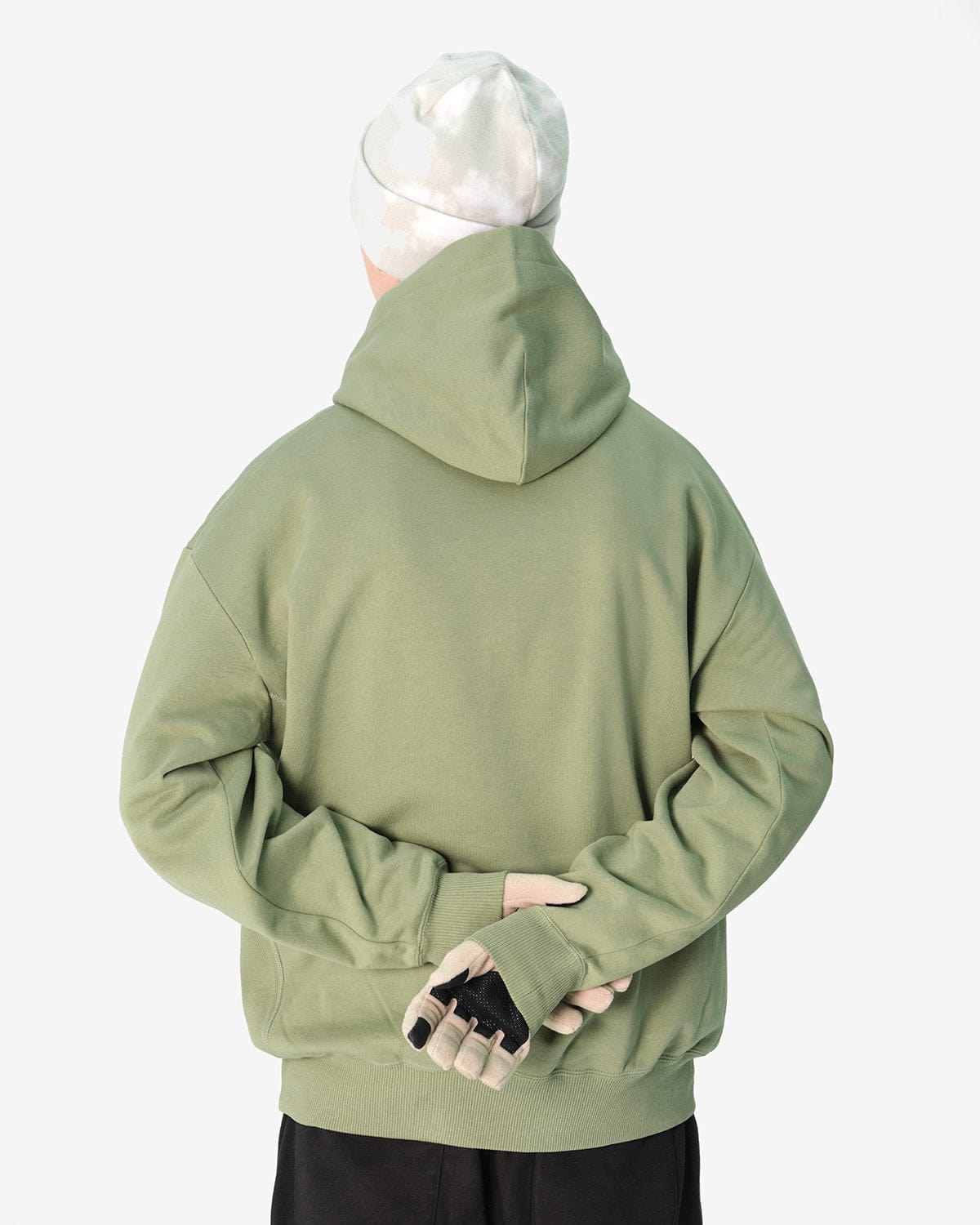 VERT HAE EMBROIDERY HOODIE OLIVE