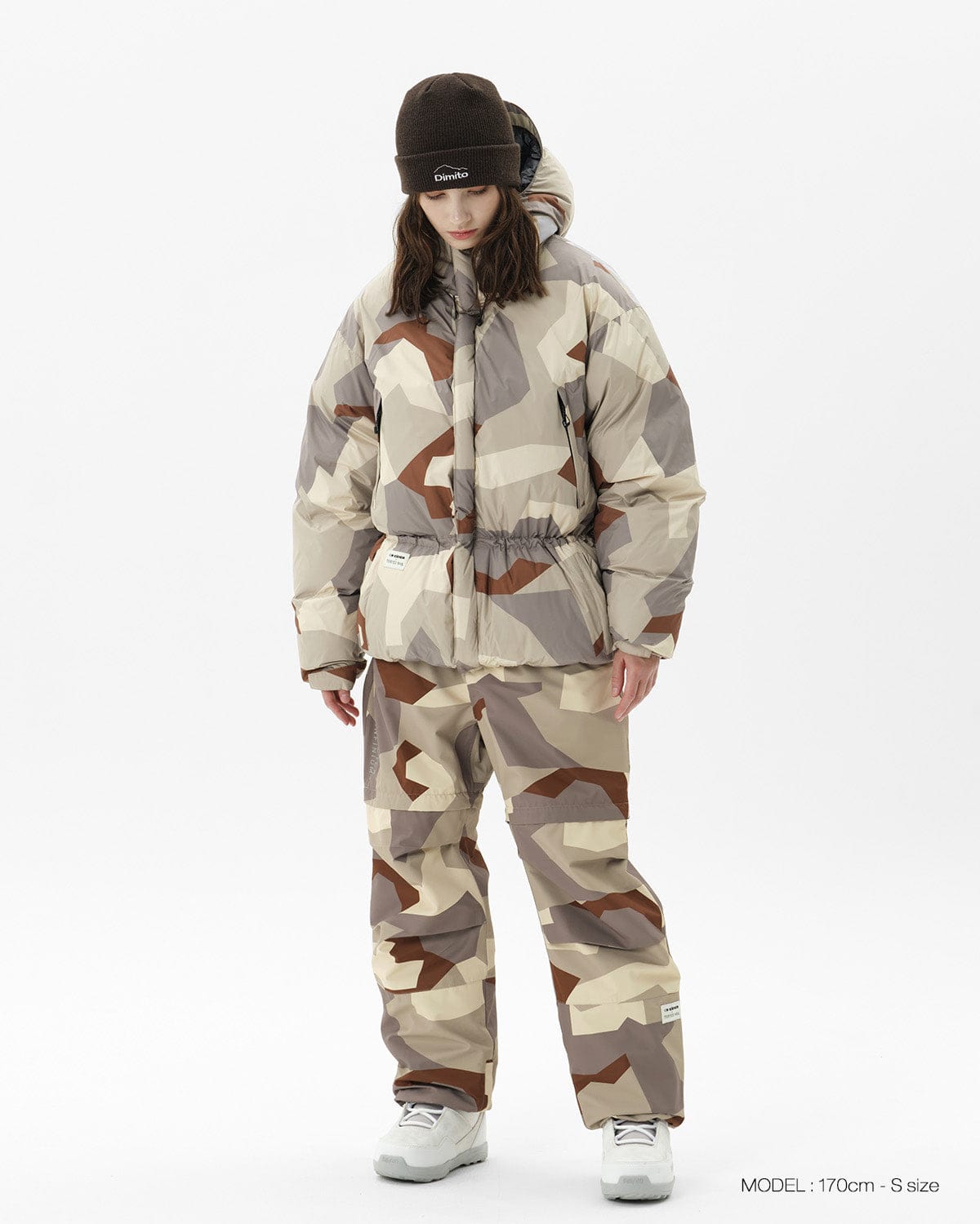 VERT HAE GOOSE DOWN (VTX X EIDER) JACKET UF90 CAMO DESERT