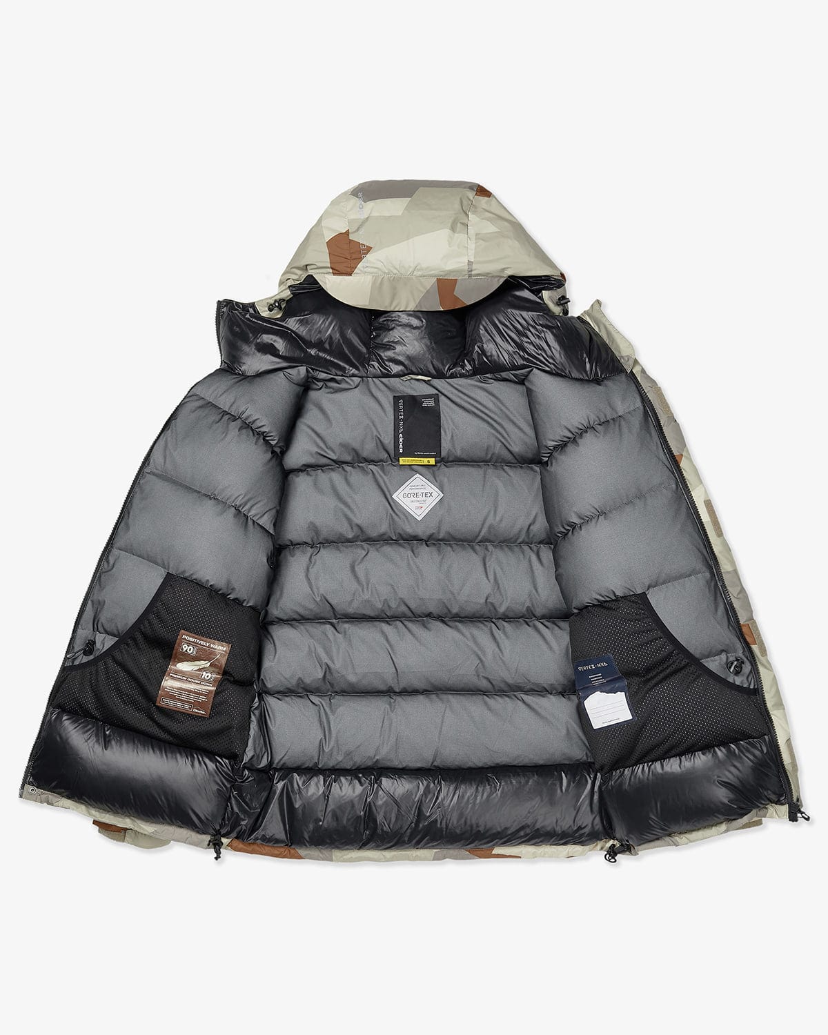 VERT HAE GOOSE DOWN (VTX X EIDER) JACKET UF90 CAMO DESERT