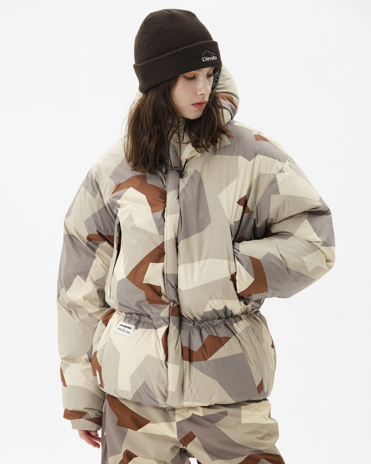 VERT HAE GOOSE DOWN (VTX X EIDER) JACKET UF90 CAMO DESERT