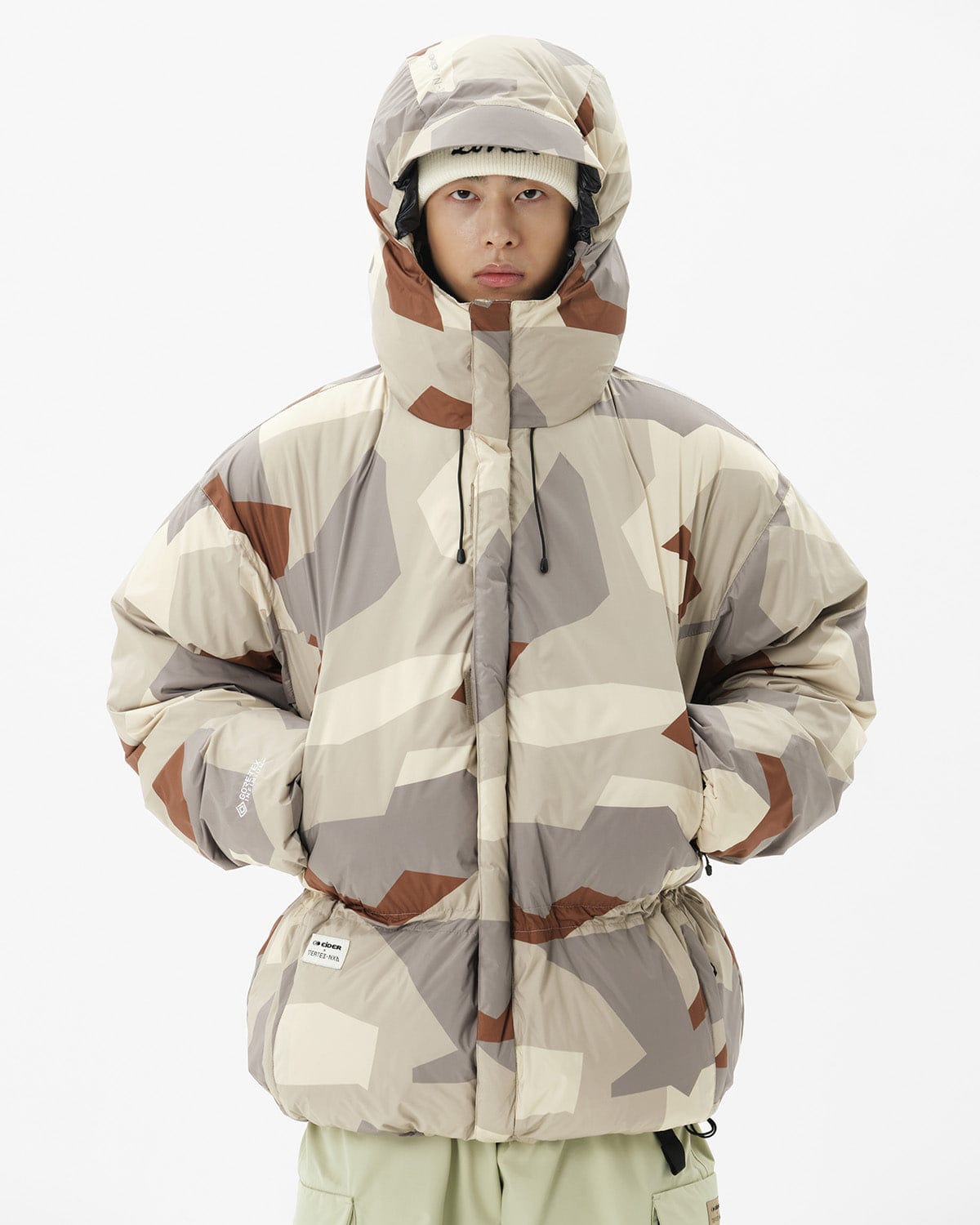 VERT HAE GOOSE DOWN (VTX X EIDER) JACKET UF90 CAMO DESERT