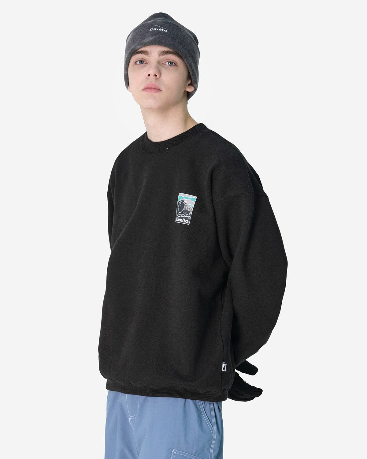 VERT HAE SWEATSHIRTS BLACK