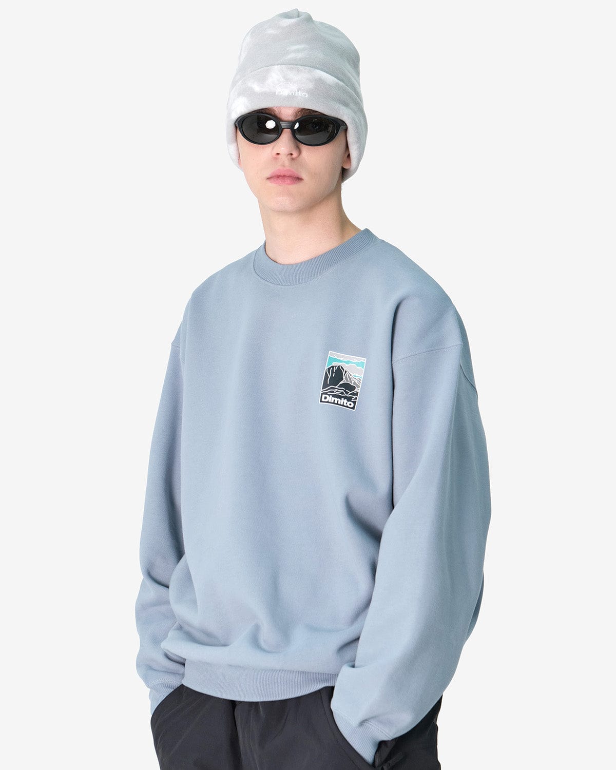 VERT HAE SWEATSHIRTS SLATE BLUE