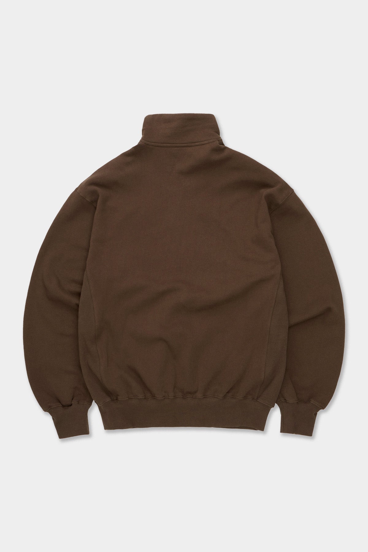 VERT HALF ZIP SWEATSHIRT BROWN