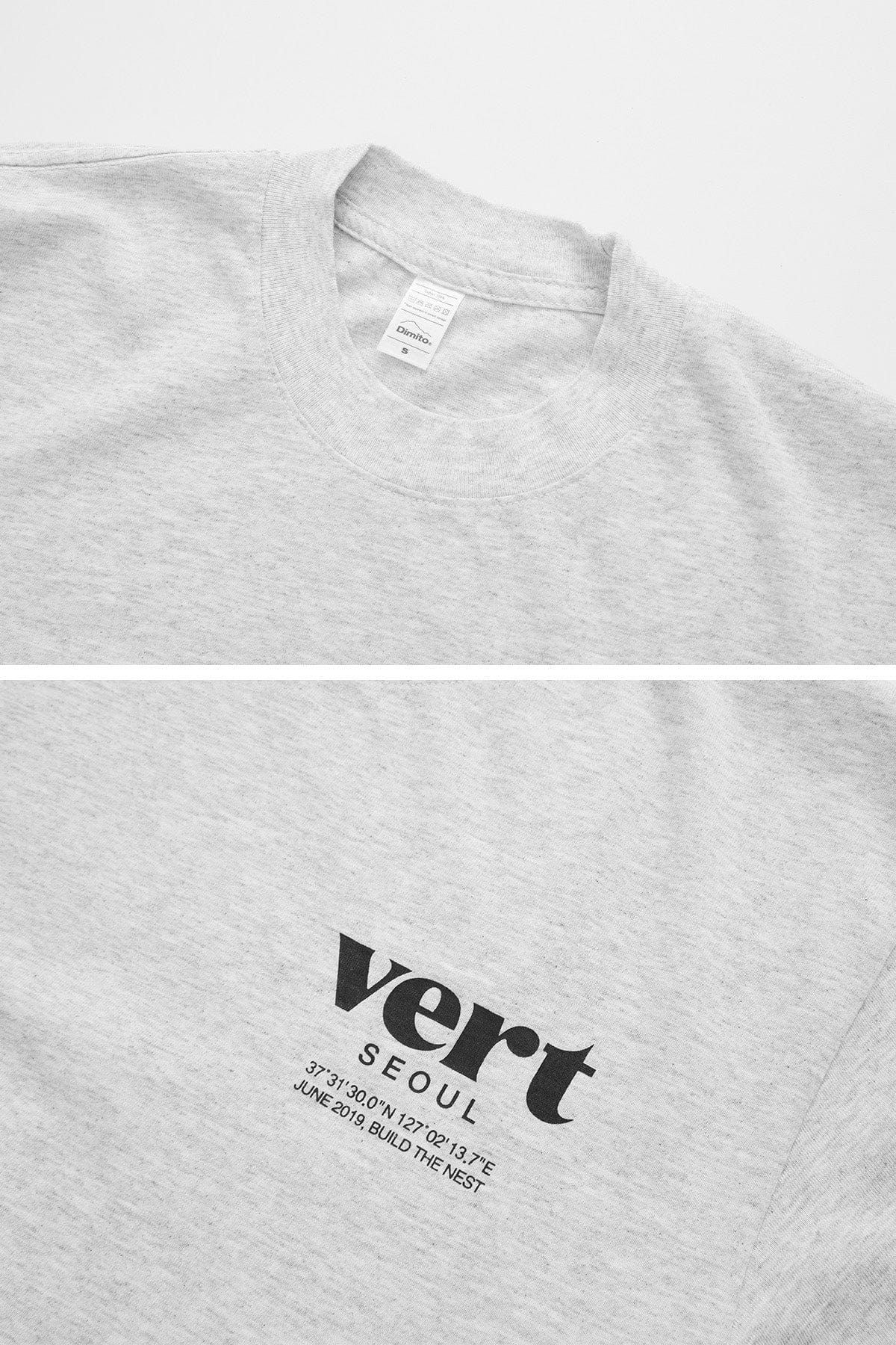 VERT HOMIES LSV GD 6.5OZ TEE ASH