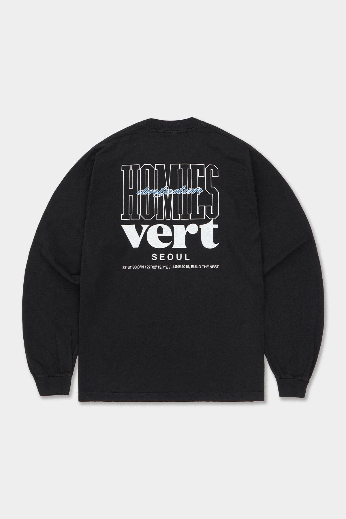 VERT HOMIES LSV GD 6.5OZ TEE BLACK