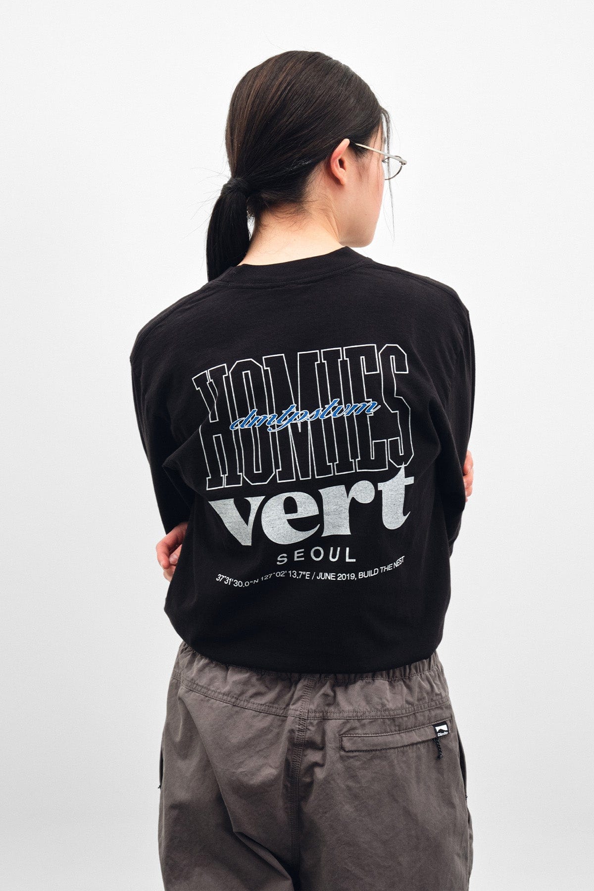 VERT HOMIES LSV GD 6.5OZ TEE BLACK