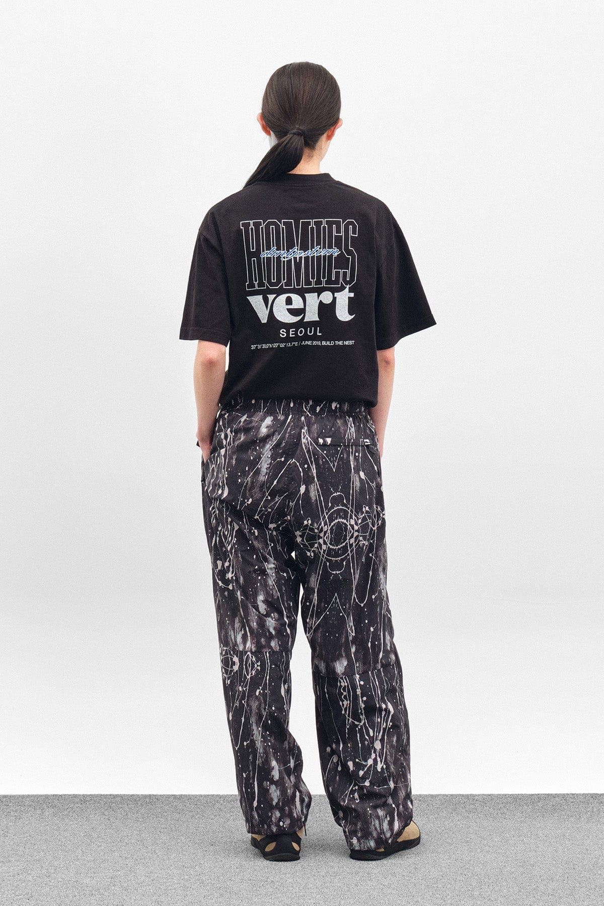 VERT HOMIES SSV GD 6.5OZ TEE BLACK