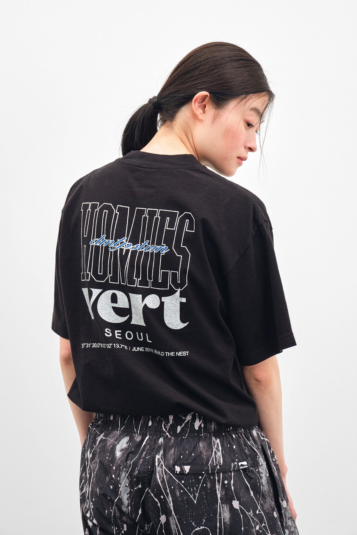 VERT HOMIES SSV GD 6.5OZ TEE BLACK