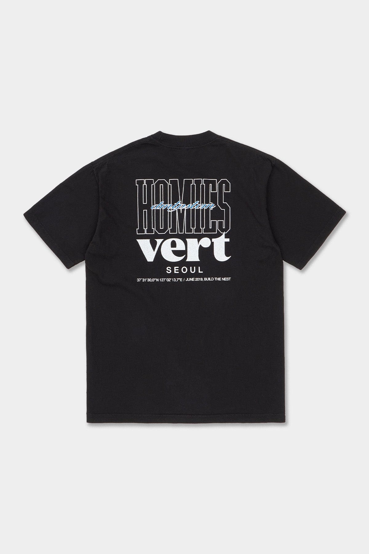 VERT HOMIES SSV GD 6.5OZ TEE BLACK