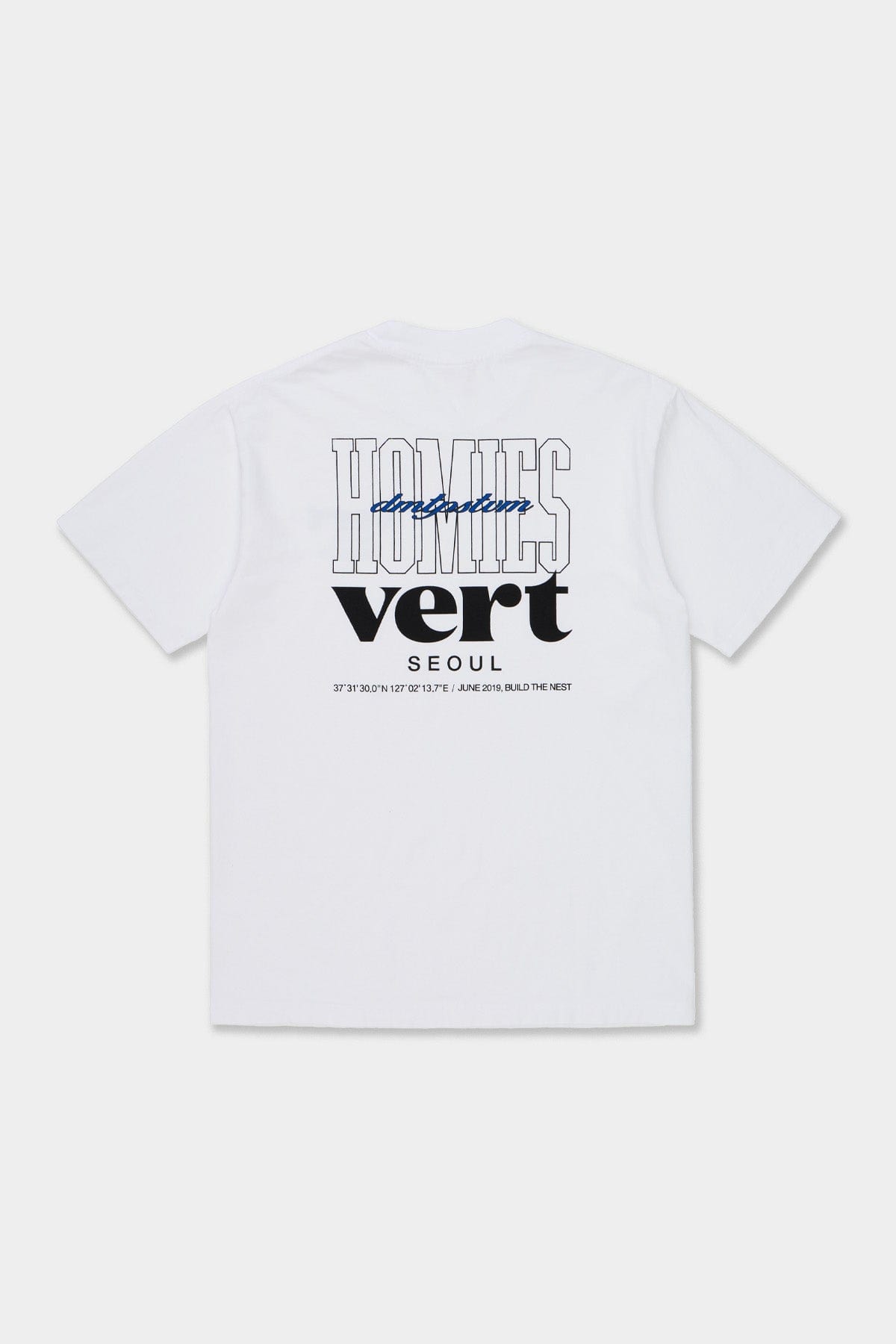 VERT HOMIES SSV GD 6.5OZ TEE WHITE