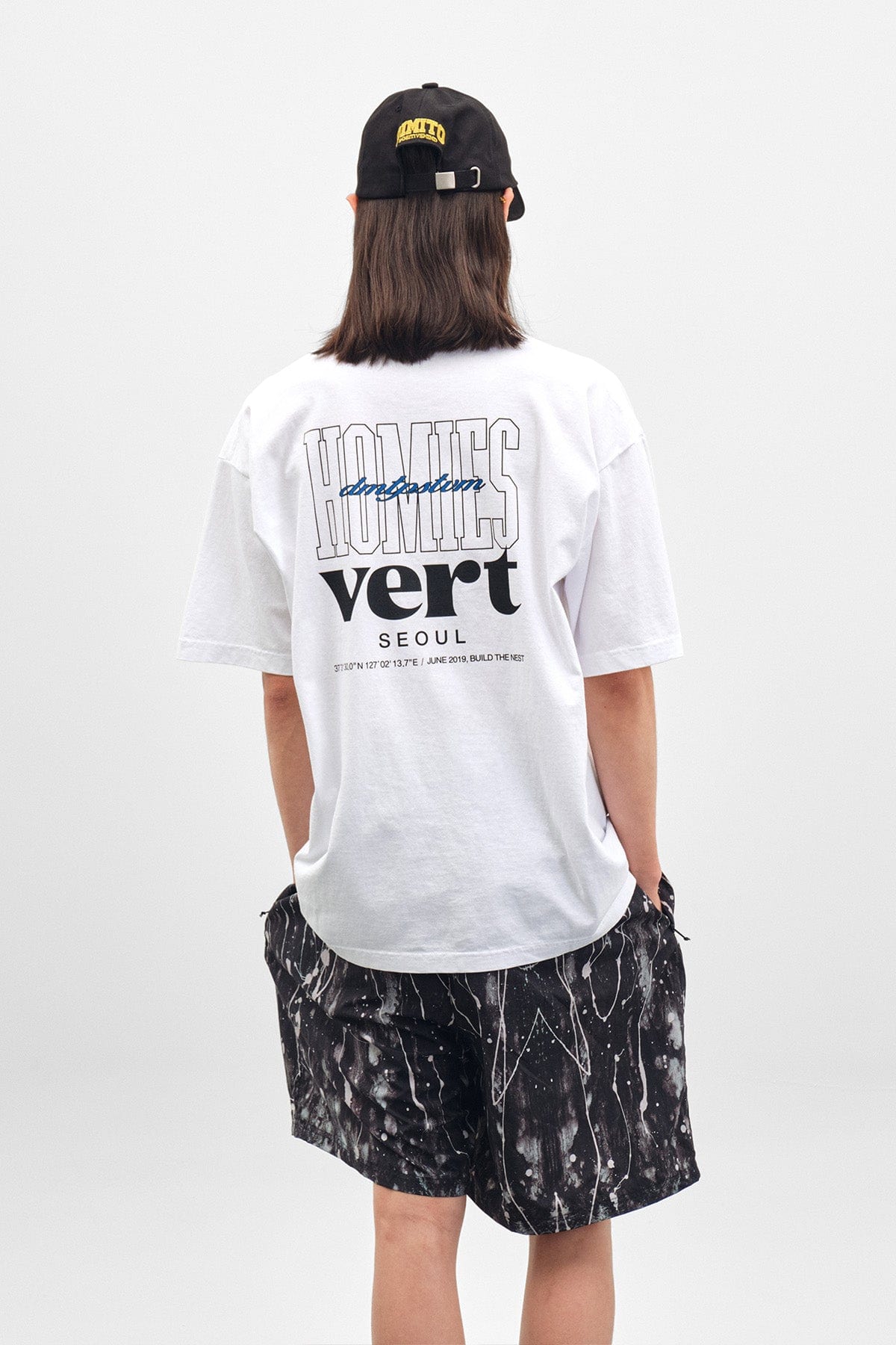 VERT HOMIES SSV GD 6.5OZ TEE WHITE