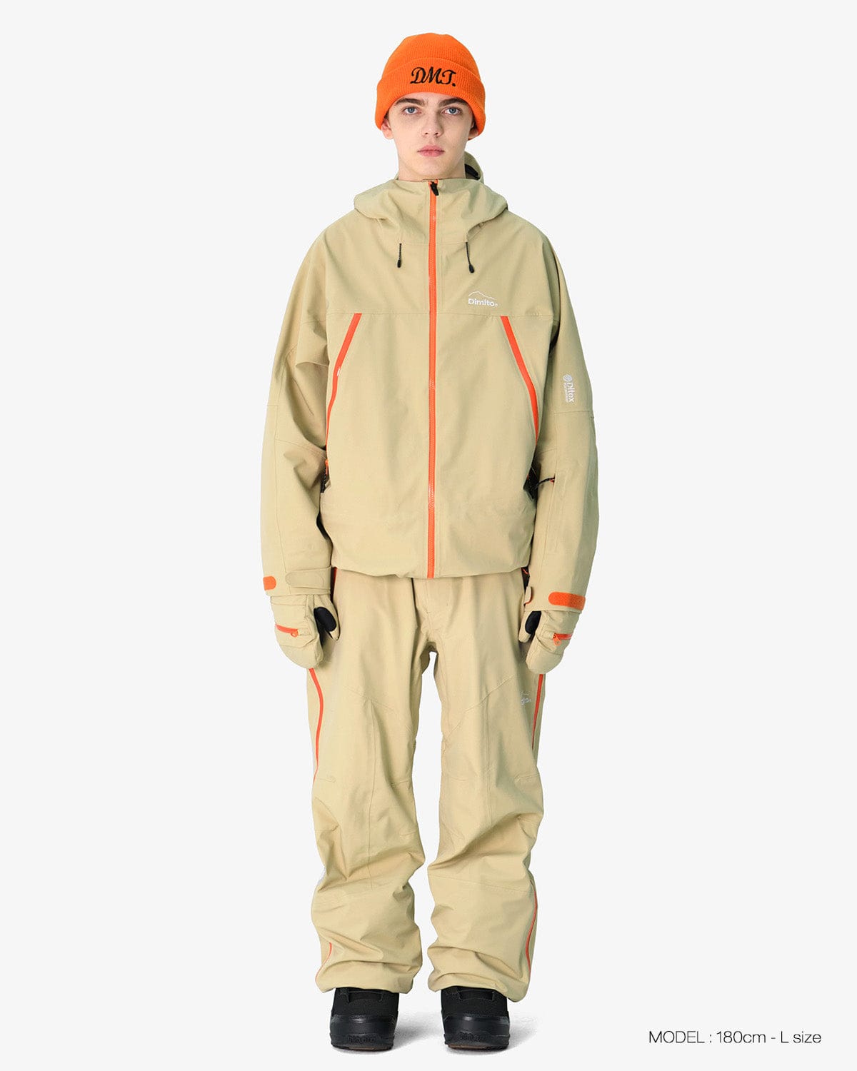 VERT LEVEL 2L FULL ZIP PANTS BEIGE