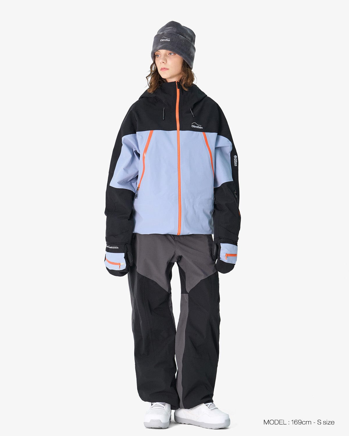 VERT LEVEL 2L FULL ZIP PANTS CHARCOAL