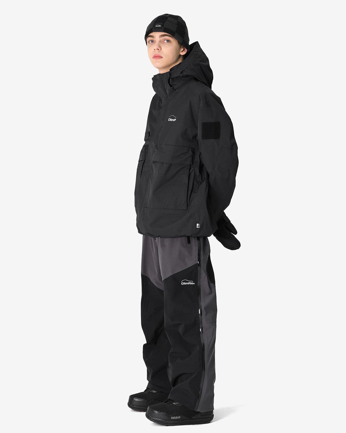 VERT LEVEL 2L FULL ZIP PANTS CHARCOAL